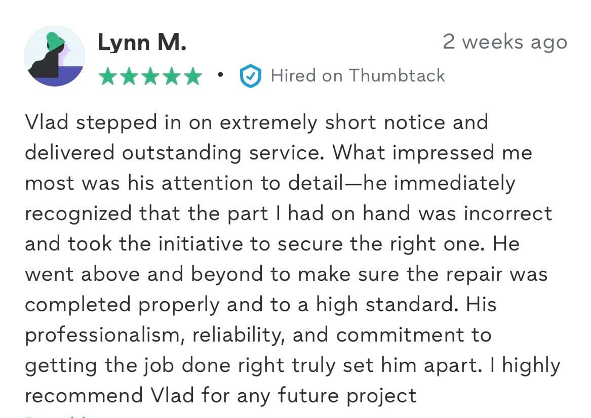 Customer Review 1