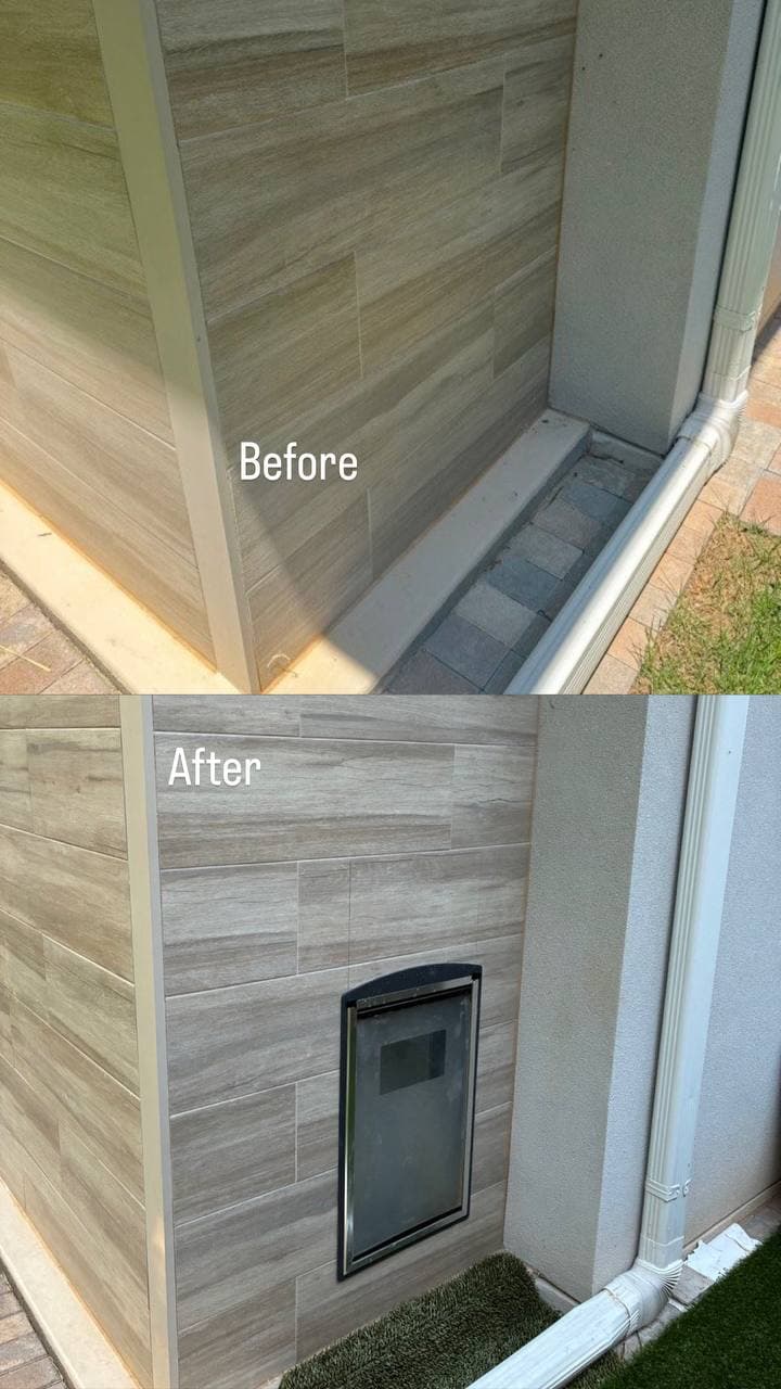 Dog Door Installation